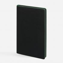 Ежедневник Trait, недатированный, черный с желтым