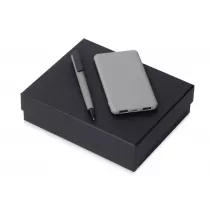 Подарочный набор COLOR IT c ручкой и повербанком, серый Подарочный набор COLOR IT c ручкой и повербанком, серый