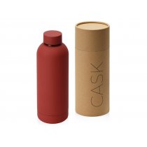 Вакуумная термобутылка с медной изоляцией Cask, soft-touch, красная Вакуумная термобутылка с медной изоляцией Cask, soft-touch, красная