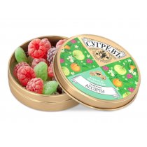 Карамель леденцовая со вкусом апельсина в банке