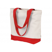 Сумка для шоппинга Cotton из переработанного хлопка, 280 г/м2, красная