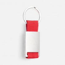 Брелок Inlet с тканевой вставкой
