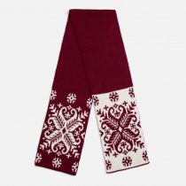 Шарф Wintertude M, красный с белым