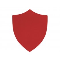 Патч Щит, soft-touch, красный