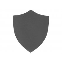 Патч Щит, nubuk, серый