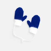 Подвеска на елку Вьюжка, варежки, белые