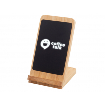 Беспроводное зарядное устройство 2-в-1 с подсветкой лого Reedia S4, 15 Вт