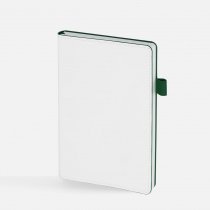 Ежедневник White Shall, недатированный, бело-голубой