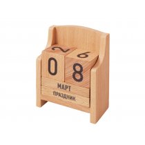 Вечный календарь из бука