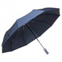 Зонт складной автоматический Forest Cardiff Safeclosing, темно-синий