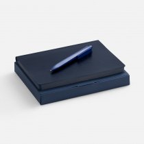 Набор Doppio, синий с оранжевым