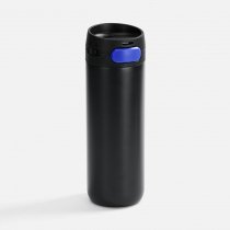 Термостакан X1 с цветной кнопкой, черный