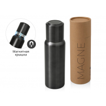 Вакуумный термос c магнитной крышкой Magne, темно-серый