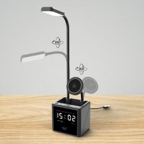 Лампа Smart Flex с беспроводным 3в1 (15W) ЗУ с MagSafe, часами, карандашницей и подсветкой логотипа