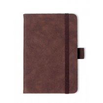 Блокнот в твердой обложке Stu, А6, темно-коричневый