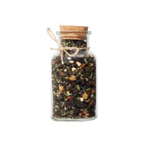 Чай черный с соком ананаса, клубникой, мятой, медом и лимоном, мини