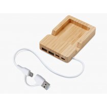 USB-хаб Memo, 2*USB, 2*Type C