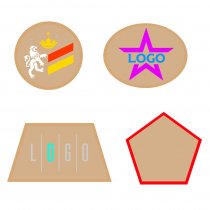 Шеврон из габардина Gabo L