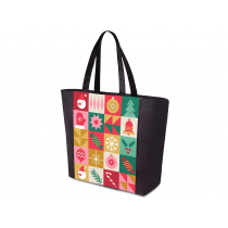 Сумка для шопинга с донной складкой и ручкой из нетканого PET материала