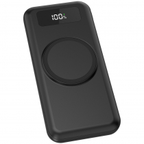Внешний аккумулятор Authority с беспроводной зарядкой, 10000 Mah, чёрный