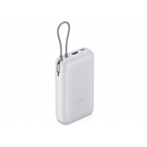 Внешний аккумулятор с встроенным кабелем Xiaomi Power Bank (Integrated Cable), 20000 мАч, светло-серый