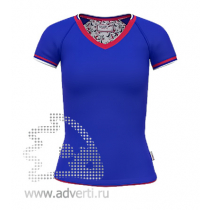 Футболка Moscow Style W, женская, белая с красным
