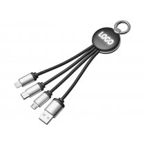 Зарядный кабель 3-в-1 с подсветкой лого Ion mini