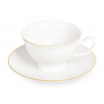 Чайная пара Preston с золотой каймой