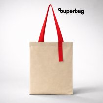 Шоппер Superbag Light, неокрашенный с красным