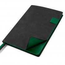 Ежедневник A5 недатированный Efemero в мягком переплёте, черно-красный