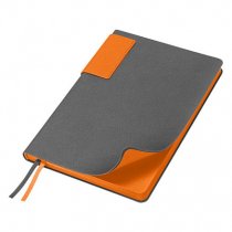 Ежедневник Flexy Star Sivilia Grey Edition Color А5, недатированный, серый с салатовым