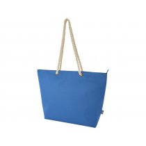 Пляжная сумка-холодильник Panama GRS из переработанных материалов с ручками-шнурками