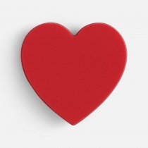 Джибитс из ПВХ Сердце, красный