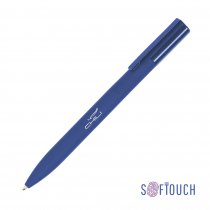 Ручка шариковая Orion, покрытие soft touch, темно-синяя