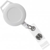 Ретрактор Attach New с ушком под ленту, черный