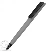 Ручка пластиковая soft-touch шариковая Taper, желтая Ручка пластиковая soft-touch шариковая Taper, желтая