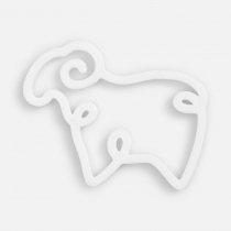 Подвеска Барашек, 3D-печать
