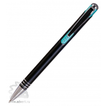 Шариковая ручка Bello Black, черная с зеленым