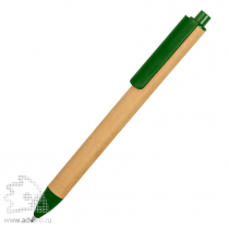 Ручка картонная шариковая «Эко 2.0», зеленая