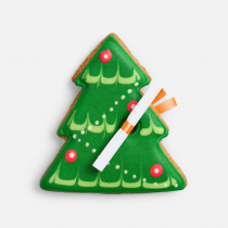 Новогоднее печенье с предсказанием Елка