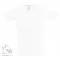 Футболка с V-обр. вырезом Lady 220, женская, красная