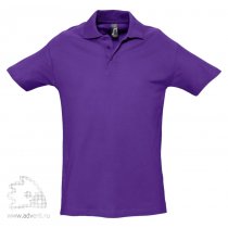Рубашка поло Spring 210, мужская, темно-фиолетовая
