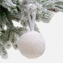 Вязаный шарик Зимний шарм