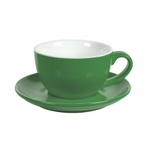 Чайная/кофейная пара CAPPUCCINO, зеленая Чайная/кофейная пара CAPPUCCINO, зеленая