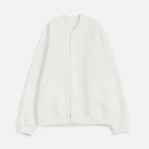 Бомбер унисекс AtmosWear, молочно-белый