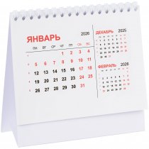 Календарь настольный Datio, красный