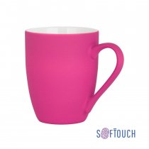 Кружка Trend, покрытие soft touch, розовая