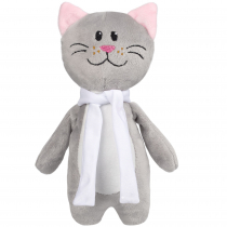 Мягкая игрушка Beastie Toys, котик с белым шарфом Мягкая игрушка Beastie Toys, котик с белым шарфом