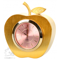 Часы настольные «Золотое яблоко», золотистые