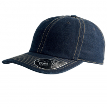 Бейсболка Dad Hat, тёмно-синяя джинсовая